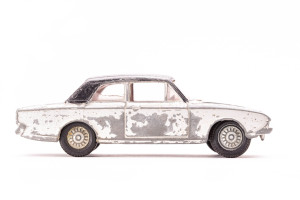 Coupé | Ford | Corsair | Weiss | kleine Lackschäden | 1960 | Dinky Toys | Andrea Helbling