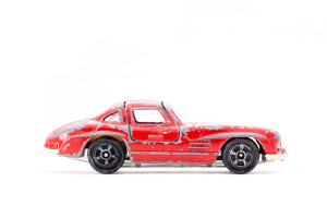 Sportwagen | Mercedes Benz | 300 SL | Rot | kleine Lackschäden | 1950 | Corgi | Edi Kistler
