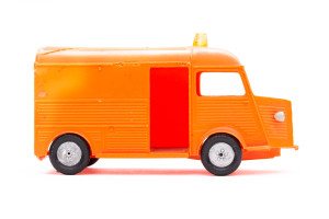 Lieferwagen | Citroën | H | Orange | Sand im Getriebe | 1950 | Minalux | Edi Kistler
