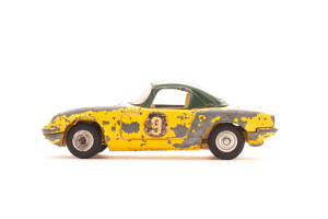 Sportwagen | Lotus | Elan | Gelb | kleine Lackschäden | 1960 | Corgi | Martin Sigrist