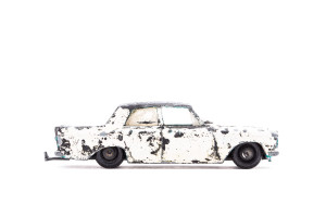 Limousine | Ford | Zephyr | Weiss | kleine Lackschäden | 1960 | Lesney | Martin Sigrist