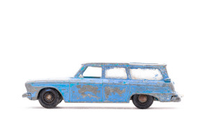 Kombi | Studebaker | Lark Wagonaire | Blau | Rückspiegel fehlt | 1950 | Lesney | Patrick Gutenberg