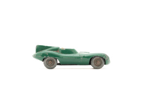 Rennauto | Jaguar | D Type | Grün | Scheibenwischer defekt | 1950 | Dinky Toys | Peter Kreuzenkamp